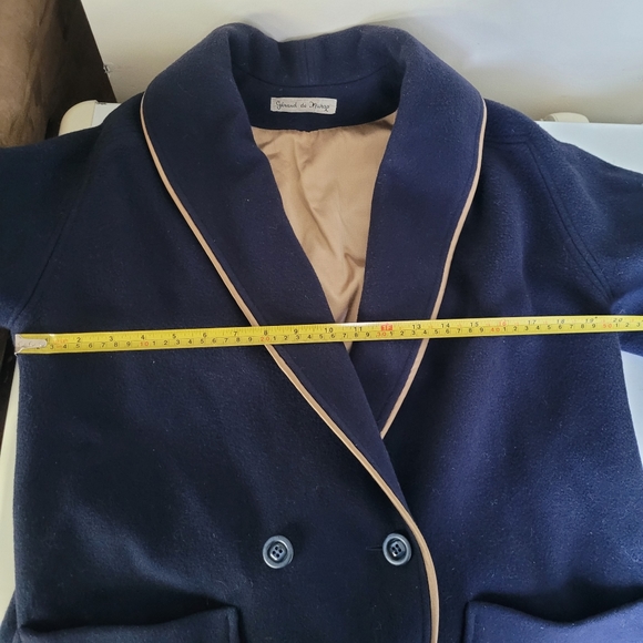 Vtg Upscale Wool Coat - Picture 6 of 7